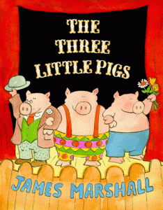  The Three Little Pigs by James Marshall cover