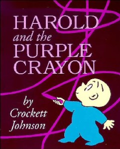 Harold and the Purple Crayon by Crockett Johnson cover Harold and the Purple Crayon by Crockett Johnson cover